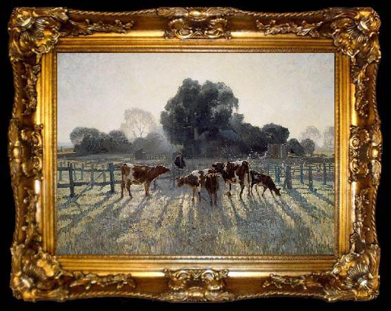 framed  Elioth Gruner Spring Frost, ta009-2